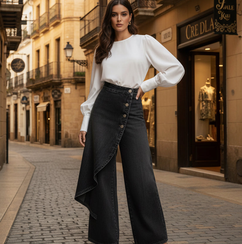 Judyt | Pantalón con volant