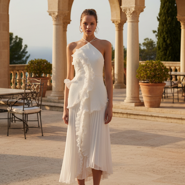 Miriam | Vestido con cuello halter