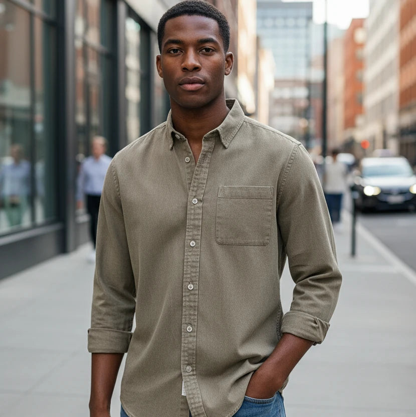 Holly | Camisa casual con borsillo